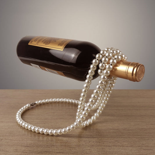 Devised Pearl Necklace Wine Rack